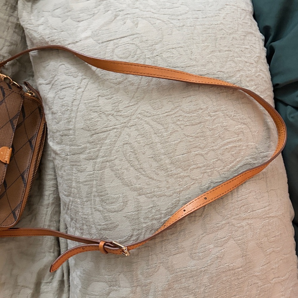 Dooney & Bourke Tan and Black Crossbody Bag - Picture 6 of 6